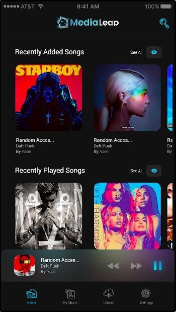 Media Leap - Personal Cloud Music Locker & Streaming App